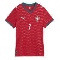 Portugal Cristiano Ronaldo #7 Fußballbekleidung Heimtrikot Damen WM 2026 Kurzarm